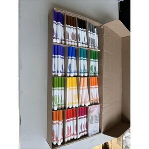 Crayola Broad Bullet Tip‎ Markers - Assorted Classic Colors (256/Box) Brand New